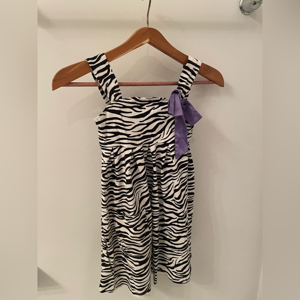 American Girl Girls Size 8 Zebra Dress